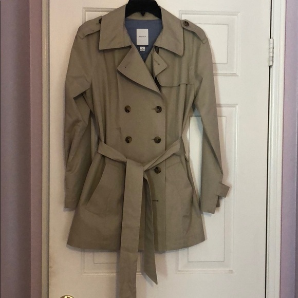 Nwt Nautica Trench Coat 